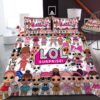 L O L Surprise Duvet Cover and Pillowcase Set Bedding Set 236