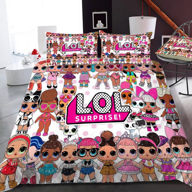 L O L Surprise Duvet Cover and Pillowcase Set Bedding Set 236 L O L Surprise Duvet Cover and Pillowcase Set Bedding Set 236