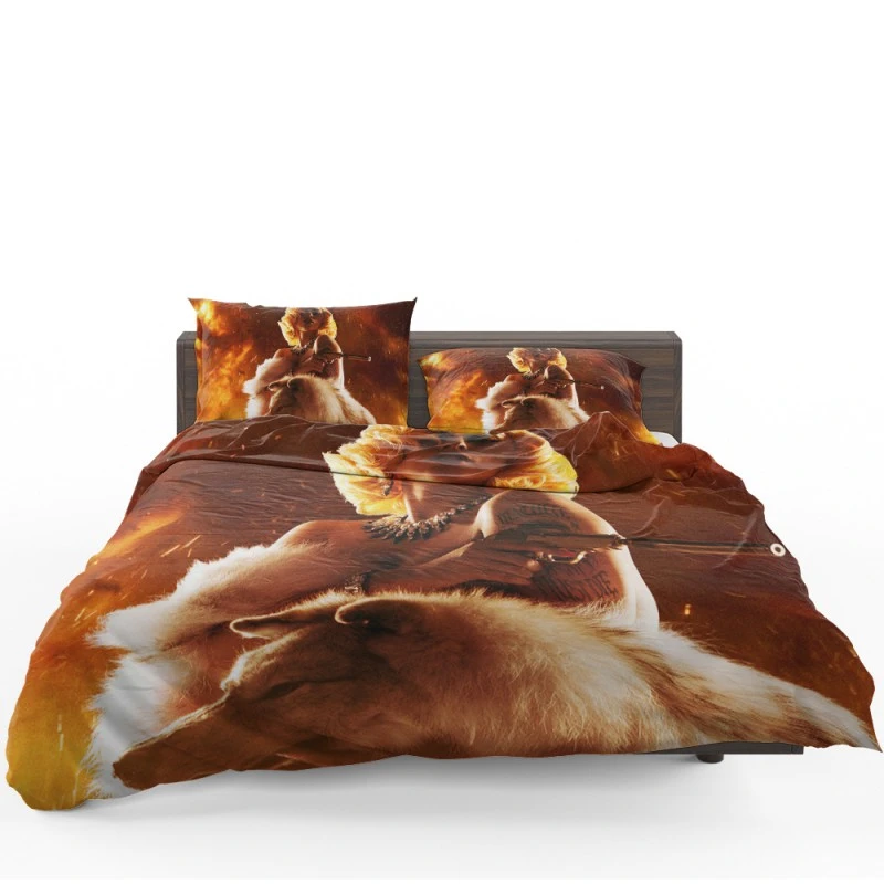 La Chameleón in Lady Gaga Machete Kills Movie Bedding Set La Chameleón in Lady Gaga Machete Kills Movie Bedding Set