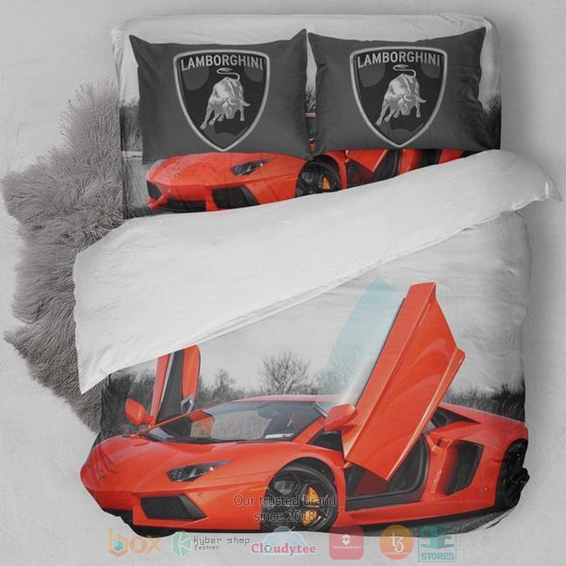 Lamborghini Aventador Lp700-4 Car Bedding Set Lamborghini Aventador Lp700-4 Car Bedding Set
