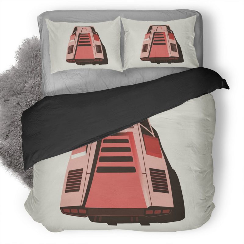 Lamborghini Diablo Minimalism Jk Duvet Cover and Pillowcase Set Bedding Set Lamborghini Diablo Minimalism Jk Duvet Cover and Pillowcase Set Bedding Set