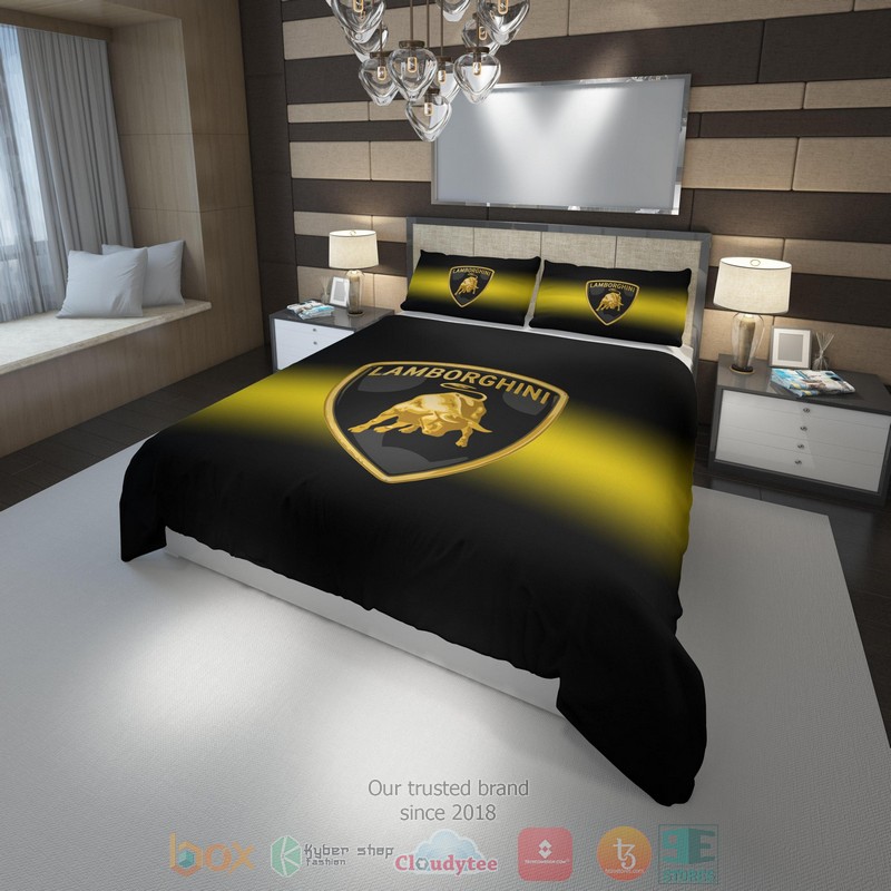 Lamborghini Logo Bedding Set Lamborghini Logo Bedding Set