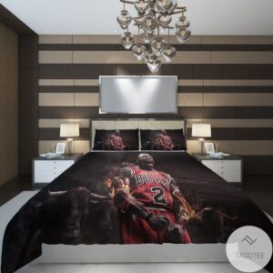 Large Nba Chicago Bulls Basketball Bedding Set