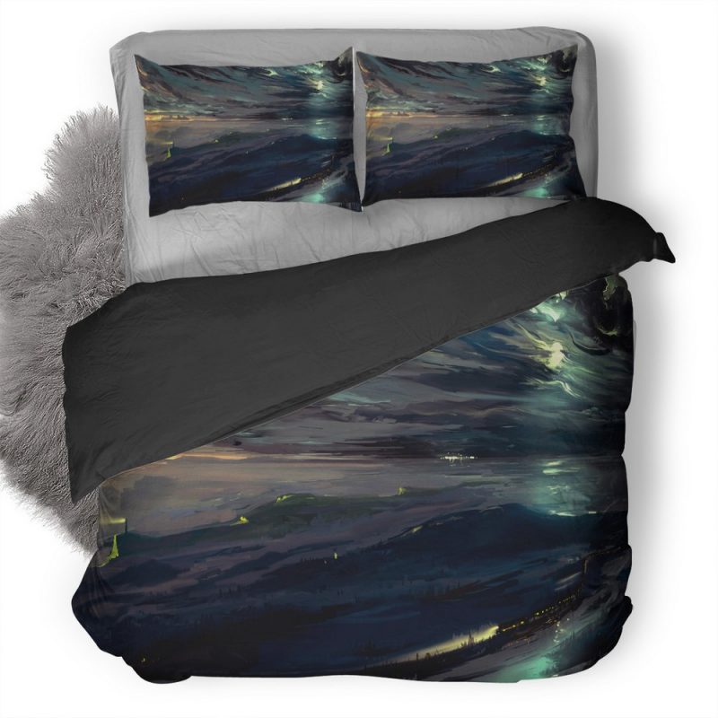 Last Train Of Town Landscape Scenery Digital Art M7 Duvet Cover and Pillowcase Set Bedding Set Last Train Of Town Landscape Scenery Digital Art M7 Duvet Cover and Pillowcase Set Bedding Set
