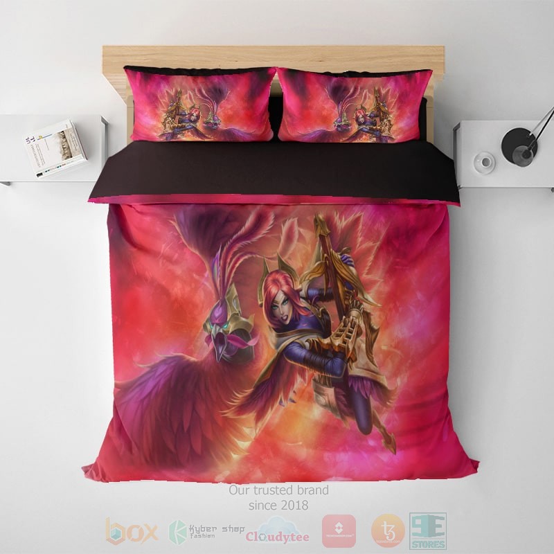 League Of Legends Phoenix Quinn Gamming Bedding Set League Of Legends Phoenix Quinn Gamming Bedding Set