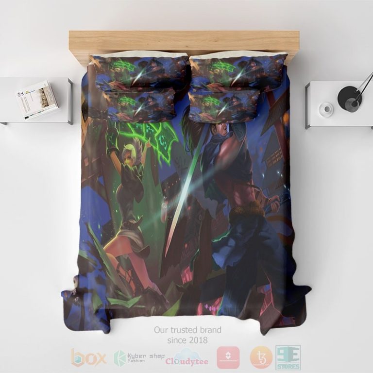 League-Of-Legends-Yasuo-Riven-Fight-Bedding-Set-2