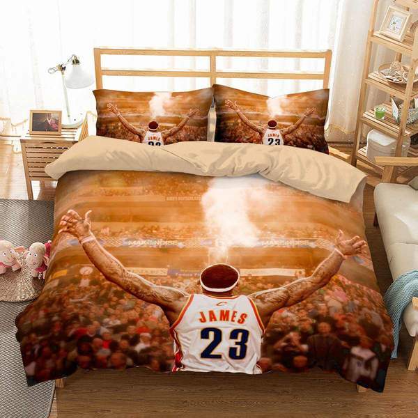 Lebron James 5 Duvet Cover and Pillowcase Set Bedding Set Lebron James 5 Duvet Cover and Pillowcase Set Bedding Set
