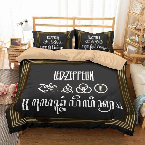 Led Zeppelin 2 Duvet Cover and Pillowcase Set Bedding Set Led Zeppelin 2 Duvet Cover and Pillowcase Set Bedding Set