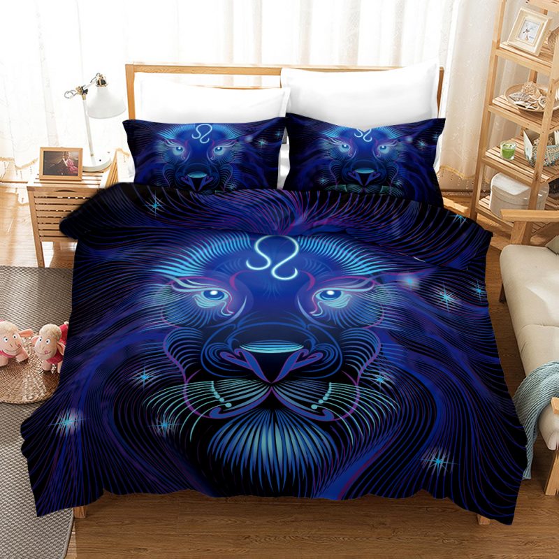 Leo Duvet Cover and Pillowcase Set Bedding Set Leo Duvet Cover and Pillowcase Set Bedding Set