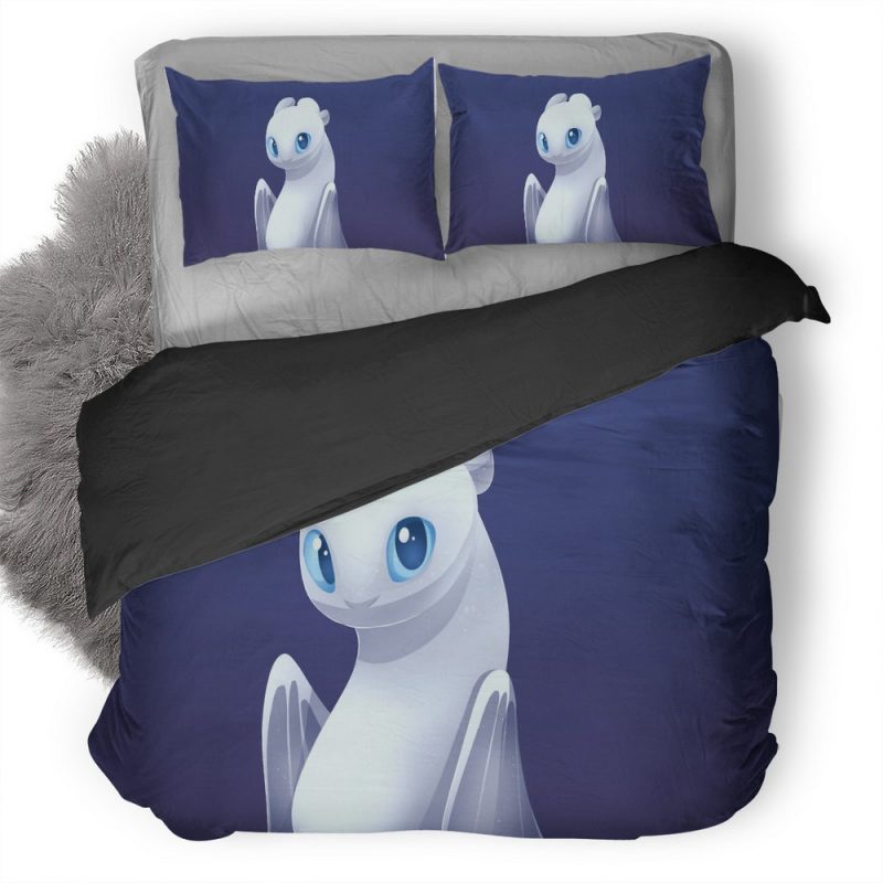 Light Fury Fr Duvet Cover and Pillowcase Set Bedding Set Light Fury Fr Duvet Cover and Pillowcase Set Bedding Set
