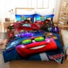 Lightning Mcqueen Cars 1 Duvet Cover and Pillowcase Set Bedding Set