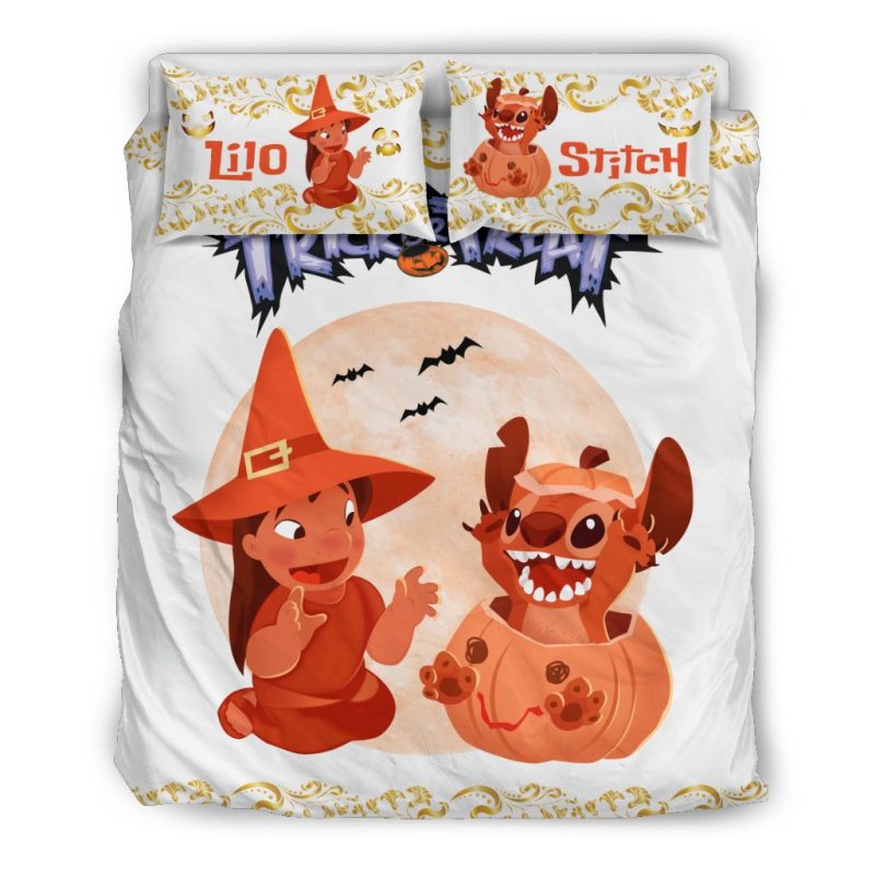 Lilo And Stitch Trick Or Treat Duvet Cover and Pillowcase Set Bedding Set Lilo And Stitch Trick Or Treat Duvet Cover and Pillowcase Set Bedding Set