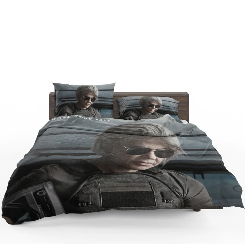 Linda Hamilton Sarah Connor in Terminator Dark Fate Movie Bedding Set Linda Hamilton Sarah Connor in Terminator Dark Fate Movie Bedding Set