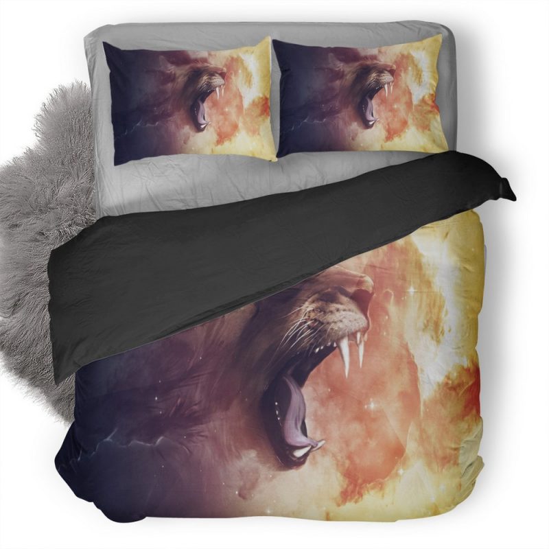 Lion Roar Abstract Art Qhd Duvet Cover and Pillowcase Set Bedding Set Lion Roar Abstract Art Qhd Duvet Cover and Pillowcase Set Bedding Set