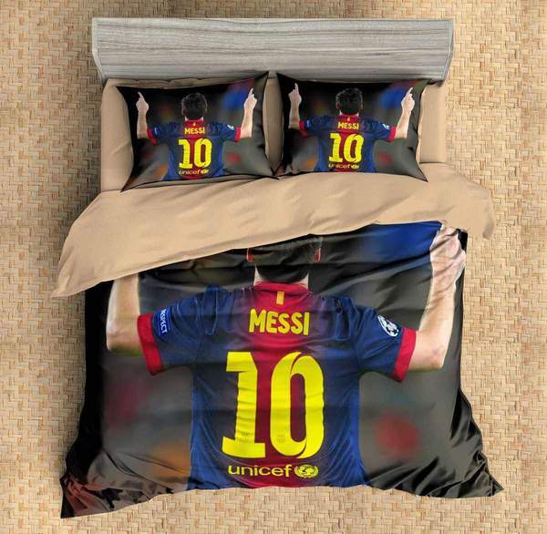 Lionel Messi 2 Duvet Cover and Pillowcase Set Bedding Set 530 Lionel Messi 2 Duvet Cover and Pillowcase Set Bedding Set 530