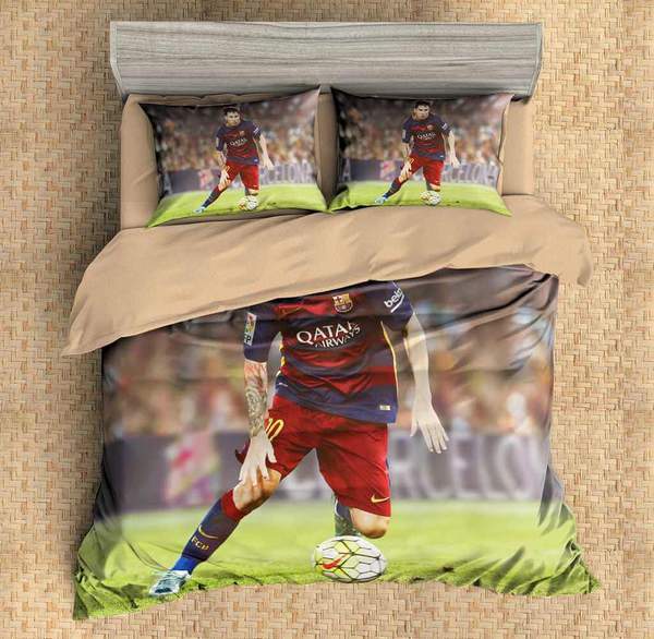 Lionel Messi 3 Duvet Cover and Pillowcase Set Bedding Set 529 Lionel Messi 3 Duvet Cover and Pillowcase Set Bedding Set 529