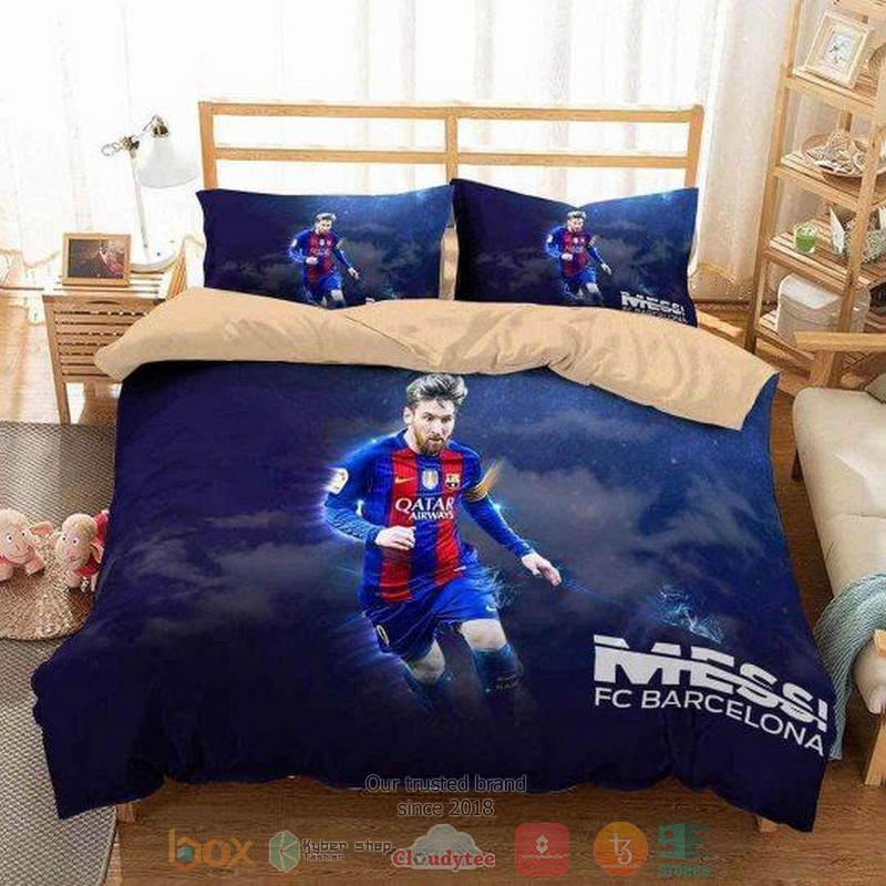 Lionel Messi Barcelona Fc Bedding Set Lionel Messi Barcelona Fc Bedding Set