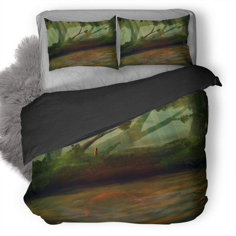 Little Red Guy In Forest Qj Duvet Cover and Pillowcase Set Bedding Set Little Red Guy In Forest Qj Duvet Cover and Pillowcase Set Bedding Set