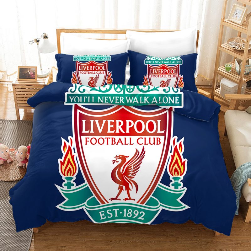 Liverpool Duvet Cover and Pillowcase Set Bedding Set Liverpool Duvet Cover and Pillowcase Set Bedding Set