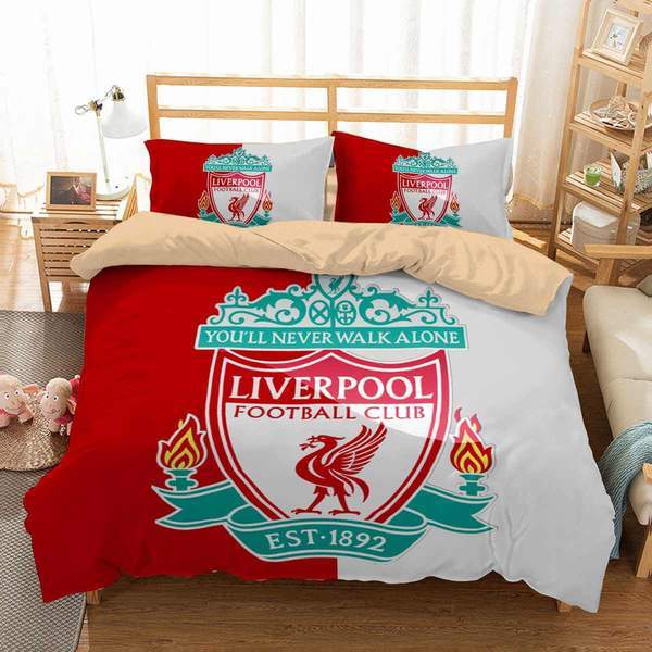 Liverpool F C 2 Duvet Cover and Pillowcase Set Bedding Set Liverpool F C 2 Duvet Cover and Pillowcase Set Bedding Set