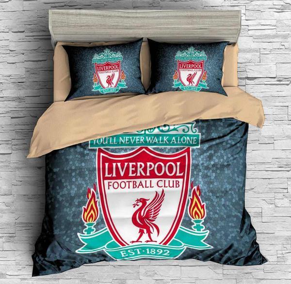 Liverpool F C Duvet Cover and Pillowcase Set Bedding Set Liverpool F C Duvet Cover and Pillowcase Set Bedding Set