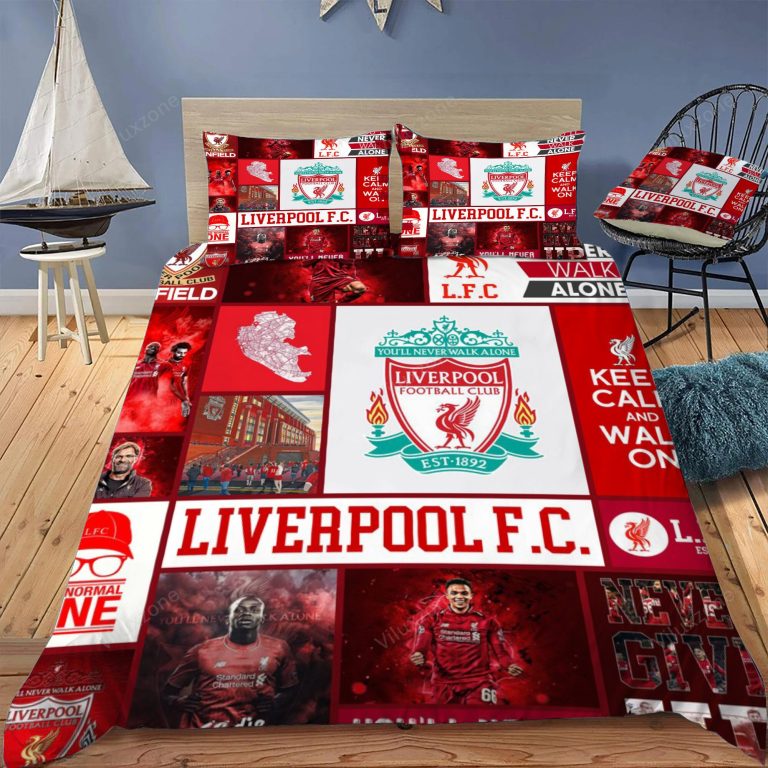 Liverpool-Football-Club-Red-White-Bedding-Set-1