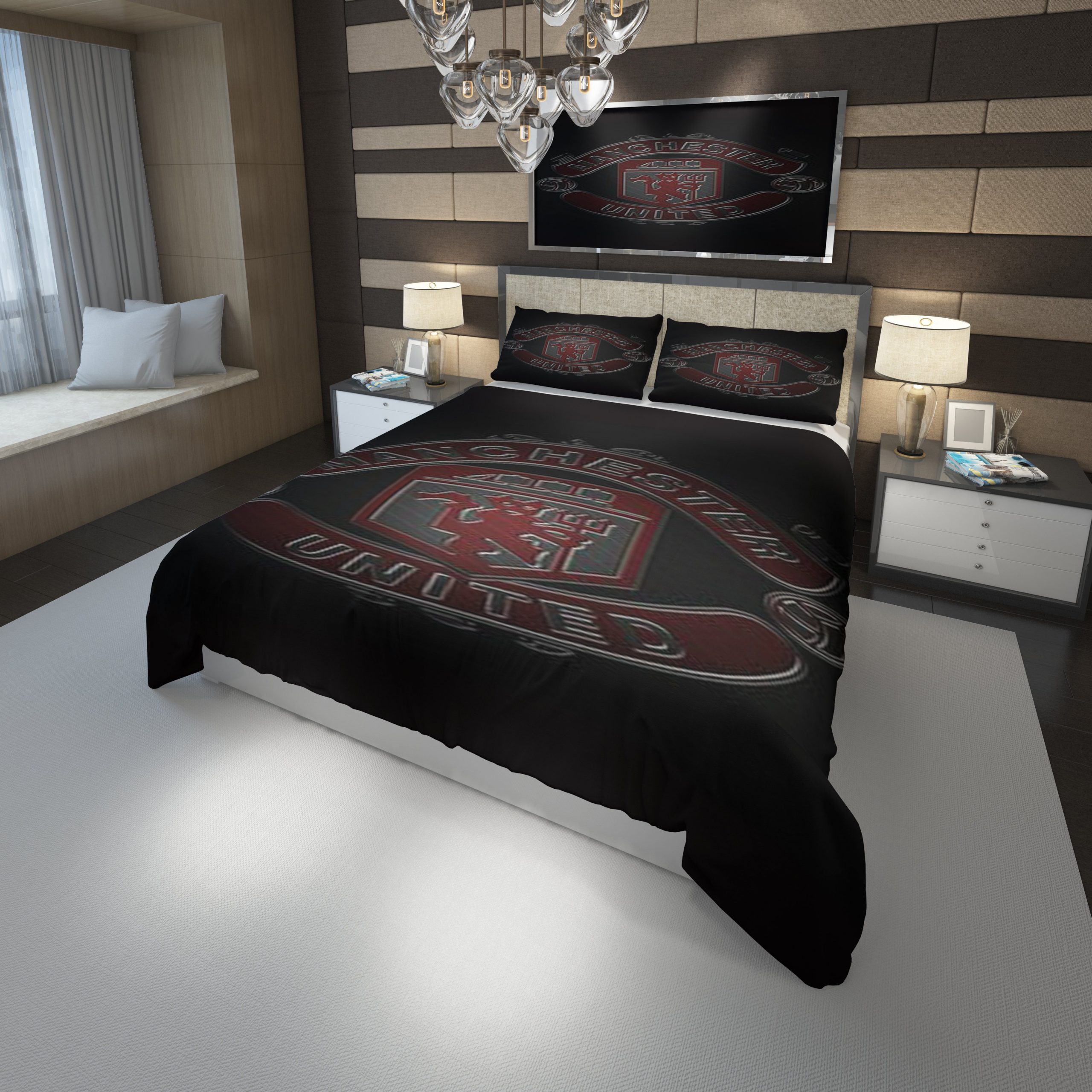 Logo Manchester F C 10 Duvet Cover and Pillowcase Set Bedding Set Logo Manchester F C 10 Duvet Cover and Pillowcase Set Bedding Set