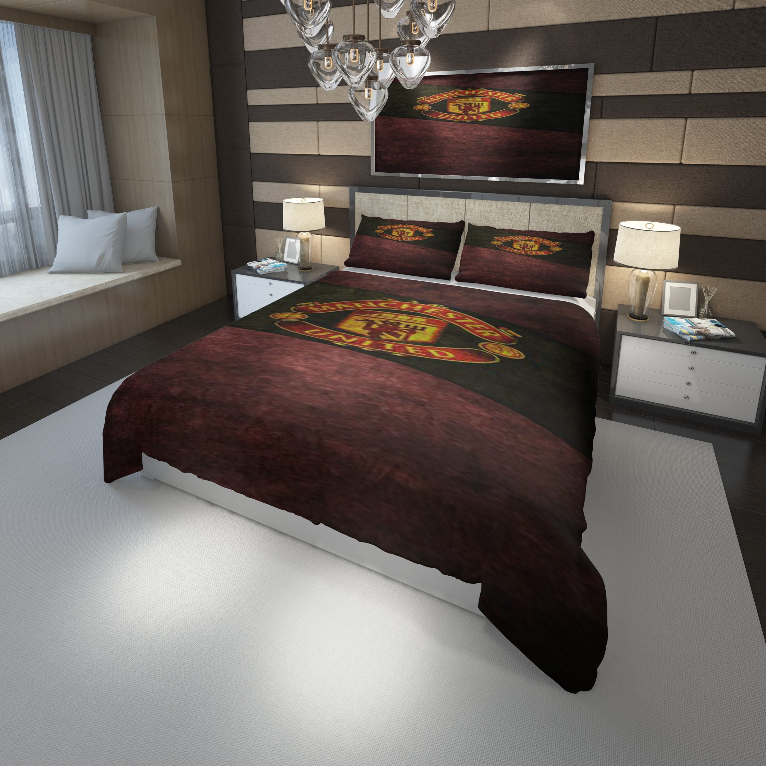 Logo Manchester F C 12 Duvet Cover and Pillowcase Set Bedding Set Logo Manchester F C 12 Duvet Cover and Pillowcase Set Bedding Set