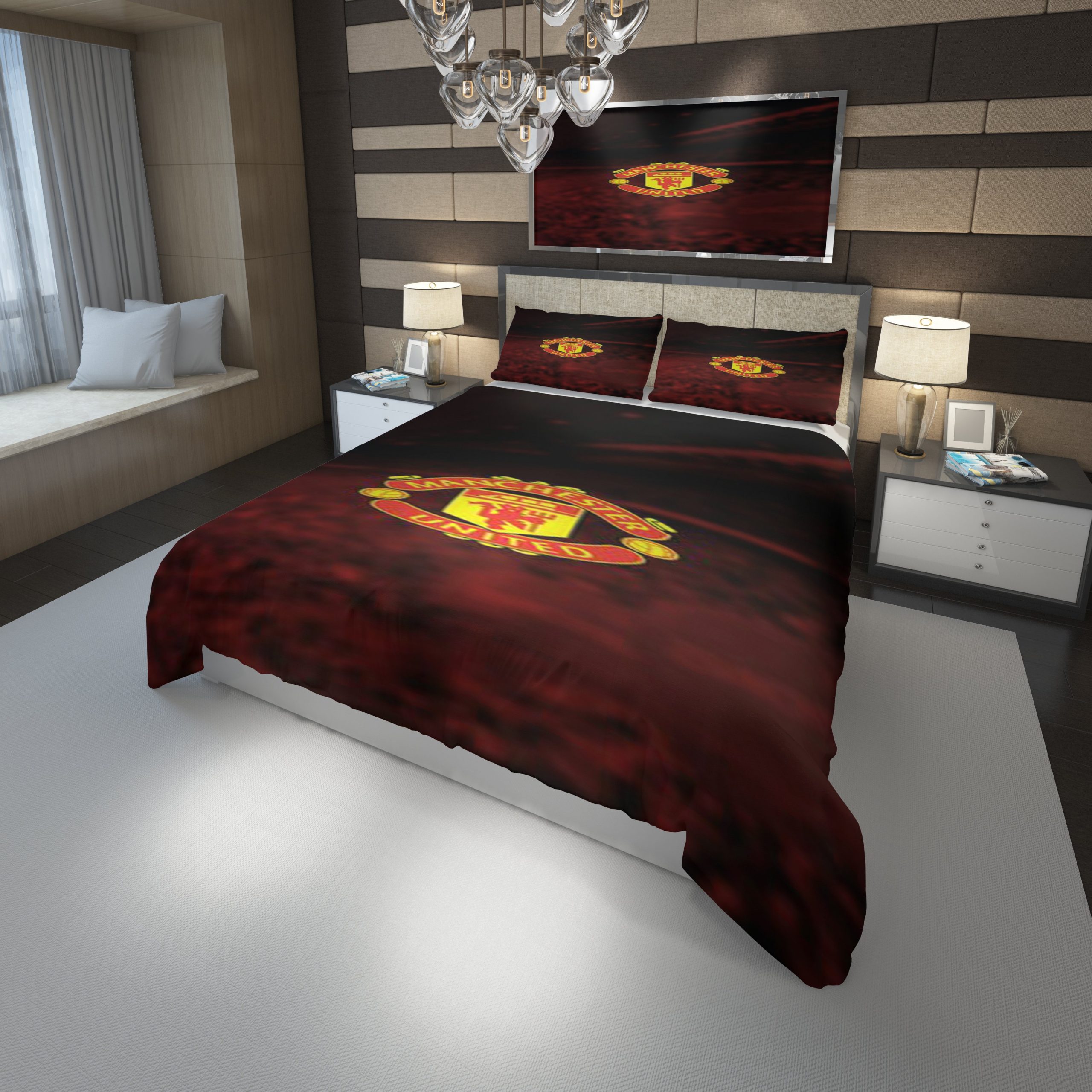 Logo Manchester F C 13 Duvet Cover and Pillowcase Set Bedding Set Logo Manchester F C 13 Duvet Cover and Pillowcase Set Bedding Set