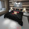 Lola Bunny Supreme Louis Vuitton Black Pattern Quilt Bedding Set