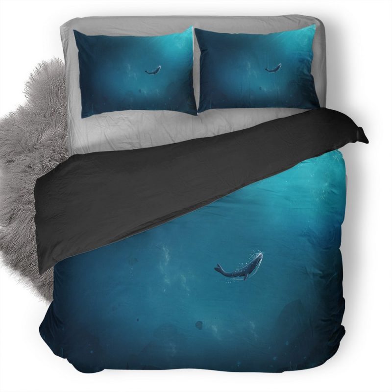 Lonely Whale Nv Duvet Cover and Pillowcase Set Bedding Set Lonely Whale Nv Duvet Cover and Pillowcase Set Bedding Set