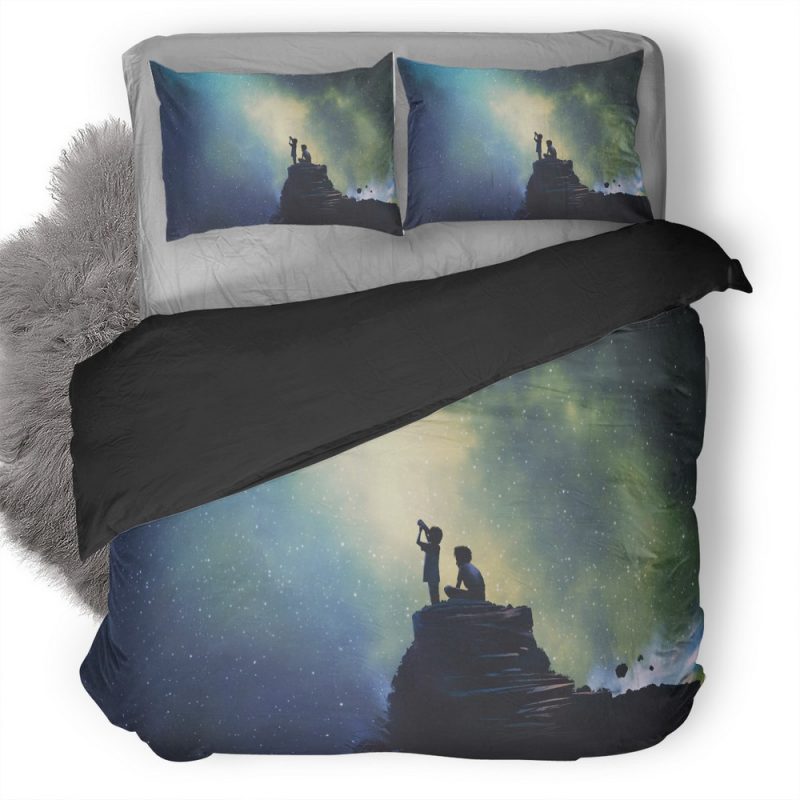 Looking At The Stars X7 Duvet Cover and Pillowcase Set Bedding Set Looking At The Stars X7 Duvet Cover and Pillowcase Set Bedding Set