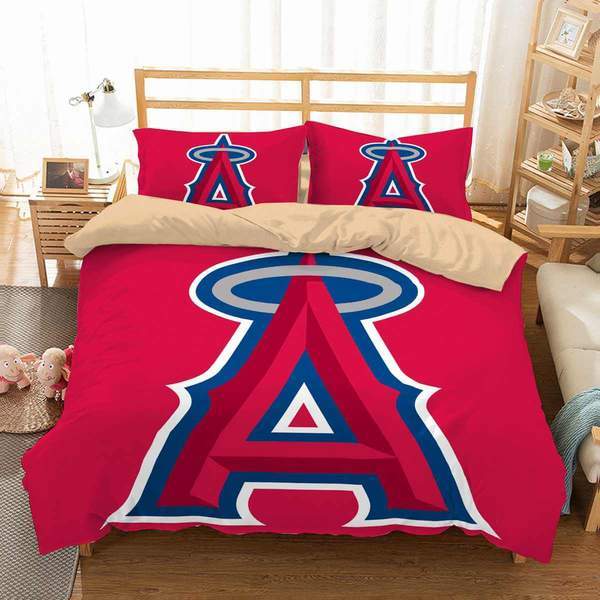 Los Angeles Angels Duvet Cover and Pillowcase Set Bedding Set Los Angeles Angels Duvet Cover and Pillowcase Set Bedding Set