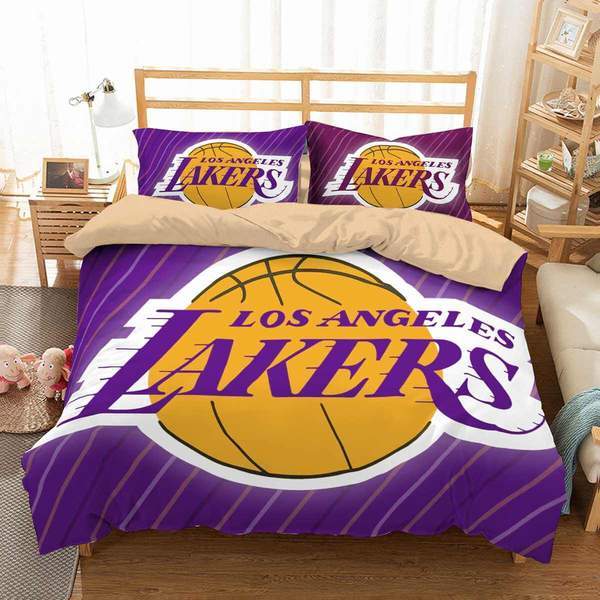 Los Angeles Lakers 2 Duvet Cover and Pillowcase Set Bedding Set Los Angeles Lakers 2 Duvet Cover and Pillowcase Set Bedding Set