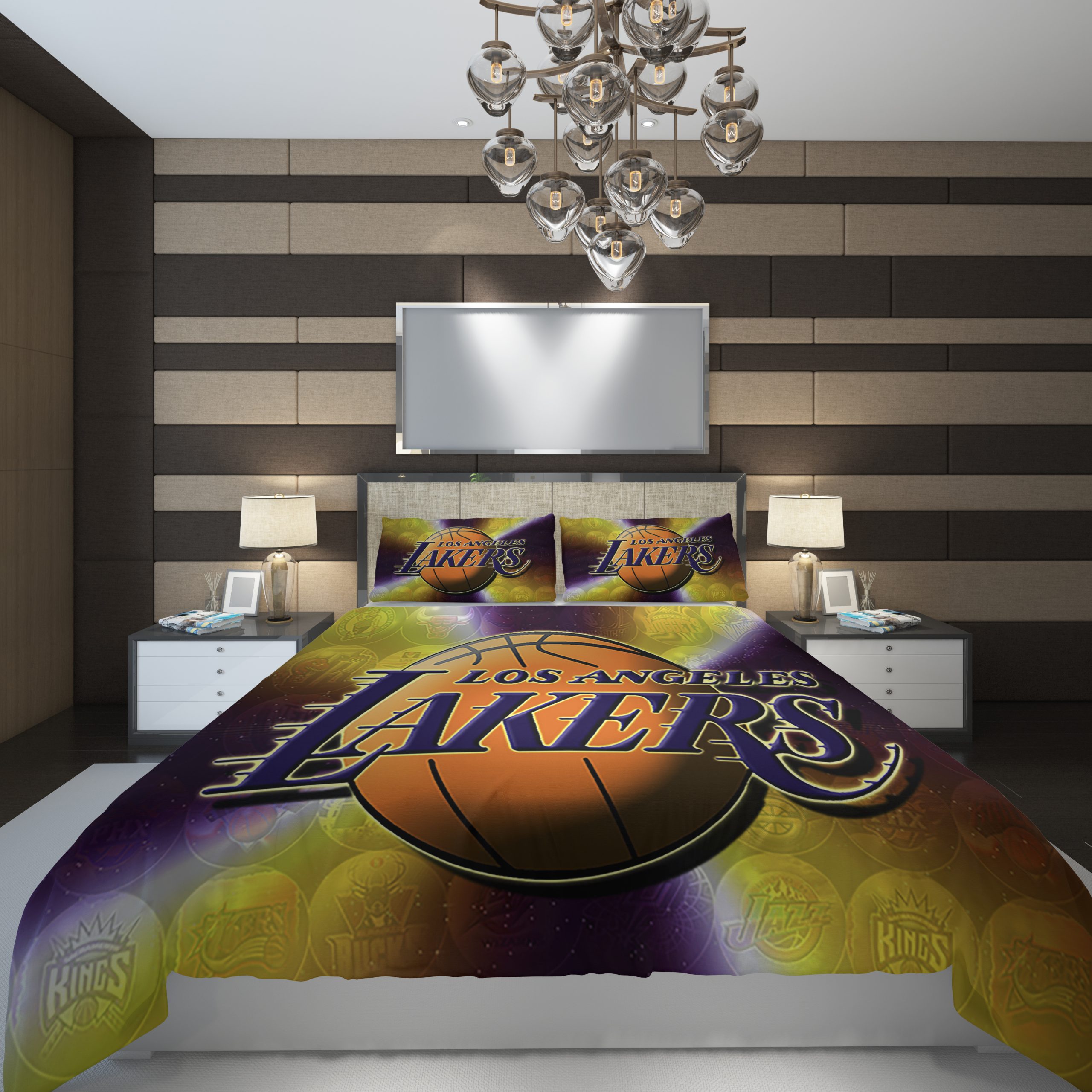 Los Angeles Lakers 4 NBA Basketball ize Duvet Cover and Pillowcase Set Bedding Set Los Angeles Lakers 4 NBA Basketball ize Duvet Cover and Pillowcase Set Bedding Set
