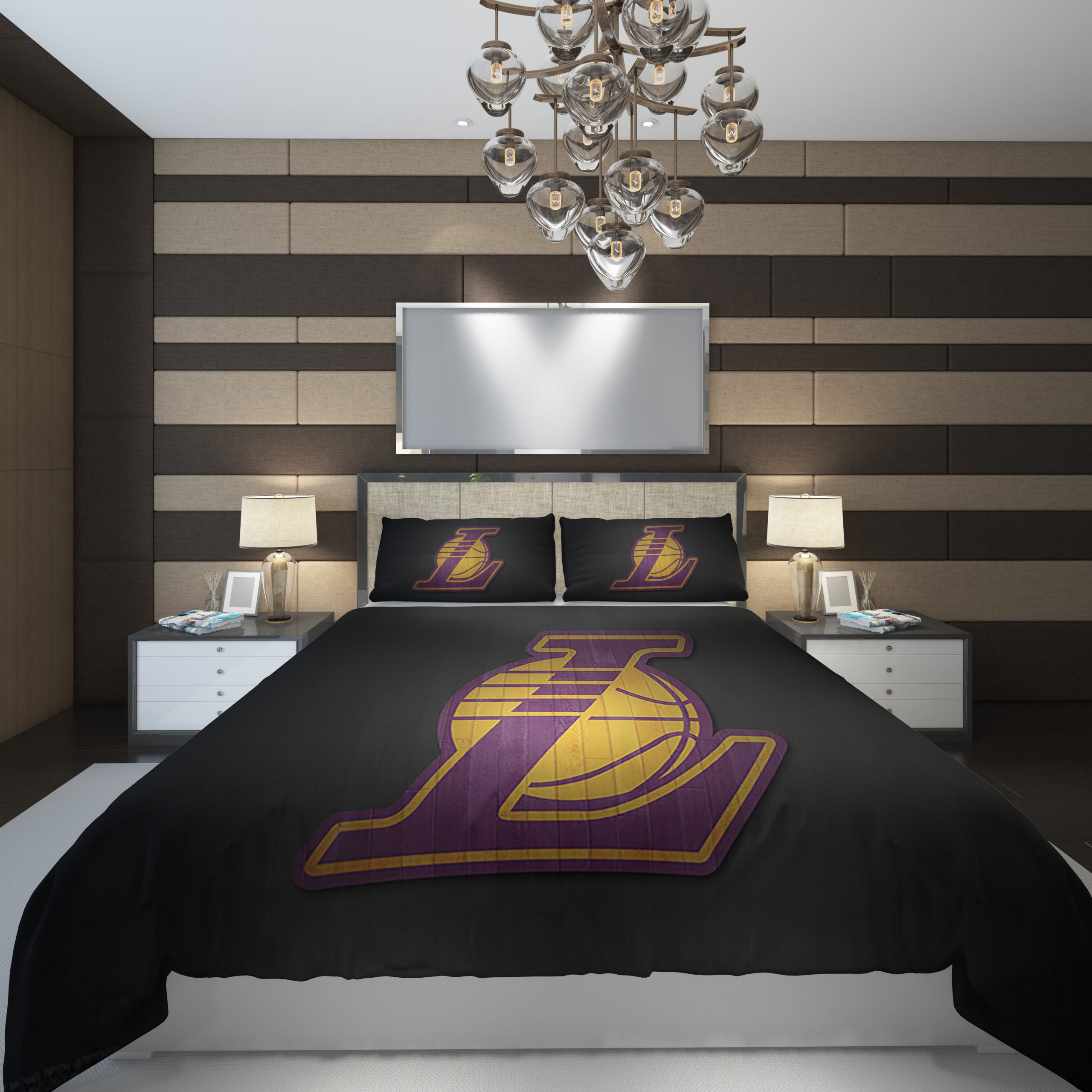 Los Angeles Lakers 5 NBA Basketball ize Duvet Cover and Pillowcase Set Bedding Set Los Angeles Lakers 5 NBA Basketball ize Duvet Cover and Pillowcase Set Bedding Set