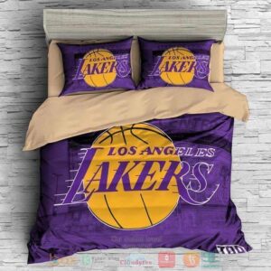 Los Angeles Lakers Nba Purple Bedding Set