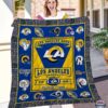 Los Angeles Rams Nfl Logo History Personalized Bedding Set