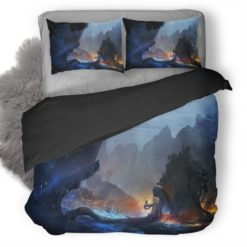 Lost Robot Sad Hiding Bx Duvet Cover and Pillowcase Set Bedding Set Lost Robot Sad Hiding Bx Duvet Cover and Pillowcase Set Bedding Set