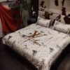 Louis Vuiton Lv Brown Bedding Set