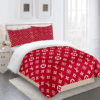 Louis Vuiton Red White Bedding Set
