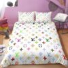 Louis Vuiton White Bedding Set
