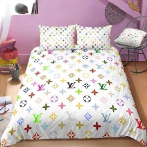 Louis Vuiton White Bedding Set