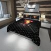 Louis Vuitton Bart Simpson Black Luxury Brand Bedding Set