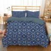 Louis Vuitton Blue Luxury Brand Bedding Set