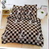 Louis Vuitton Caro Pattern Symbol Full Print Bedding Set