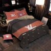Louis Vuitton Dark Brown-Brick Luxury Brand Bedding Set
