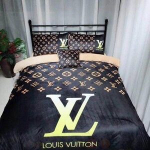 Louis Vuitton Full Navy Luxury Brand Bedding Set