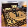 Louis Vuitton Leopard Duvet Cover Bedding Set
