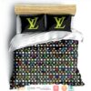 Louis Vuitton Lv Colors Quilt Bedding Set